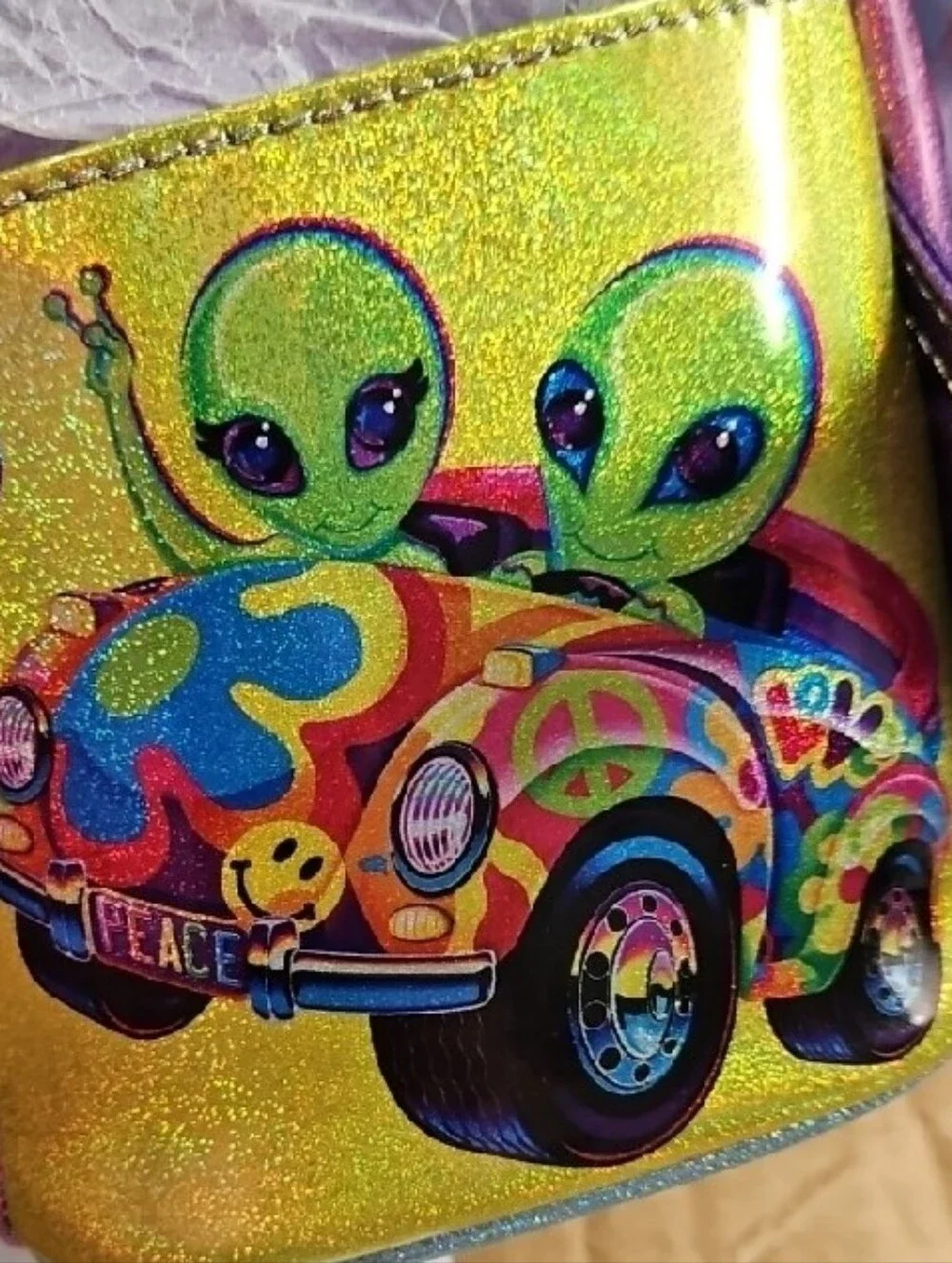Loungefly LISA FRANK CLASSIC Holographic - Picture 4 of 4